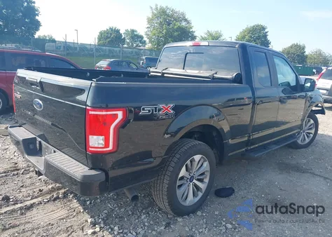 2017 Ford F150 Xl из США, поврежденный, VIN 1FTEX1EPXHFC28707